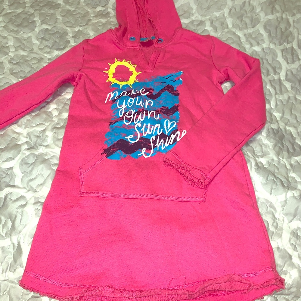 Girls swim cover up sz. M (7/8)